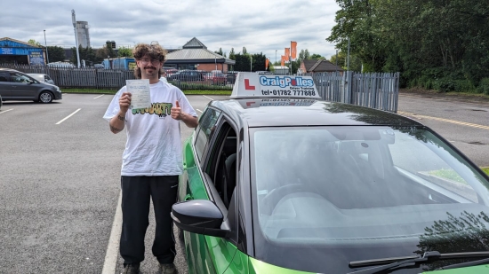 A big congratulations to Harry Anderson.🥳<br />
Harry passed his driving test today at Newcastle Driving Test Centre. First attempt and with just 4 driver faults.<br />
Well done Harry safe driving from all at Craig Polles Instructor Training and Driving School. 🙂🚗<br />
Driving instructor-Jamie Lees