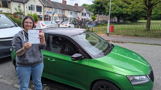 A big congratulations to Diane Kent.🥳<br />
Diane passed her driving test today at Cobridge Driving Test Centre. First attempt and with 7 driver faults.<br />
Well done Diane safe driving from all at Craig Polles Instructor Training and Driving School. 🙂🚗<br />
Driving instructor-Jamie Lees