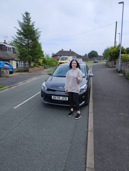 A big congratulations to Charley Johnson-Smith.🥳<br />
Charley passed her driving test at Cobridge Driving Test Centre, with just 3 driver faults. <br />
Well done Charley safe driving from all at Craig Polles Instructor Training and Driving School. 🙂🚗<br />
Driving instructor-Andrew Crompton