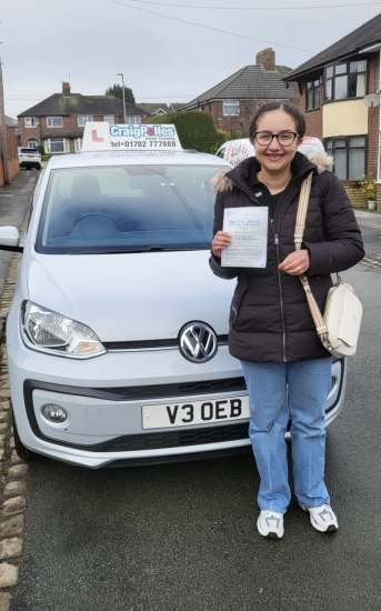 A big congratulations to Yara Nasser.🥳<br />
Yara passed her driving test today at Newcastle Driving Test Centre, with just 4 driver faults.<br />
Well done Yara safe driving from all at Craig Polles Instructor Training and Driving School. 🙂🚗<br />
Automatic Driving instructor-Debbie Griffin