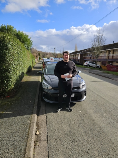 A big congratulations to Ashley Charters.🥳<br />
Ashley passed his driving test at Cobridge Driving Test Centre. First attempt and with just 5 driver faults.<br />
Well done Ashley safe driving from all at Craig Polles Instructor Training and Driving School. 🙂🚗<br />
Driving instructor-Andrew Crompton