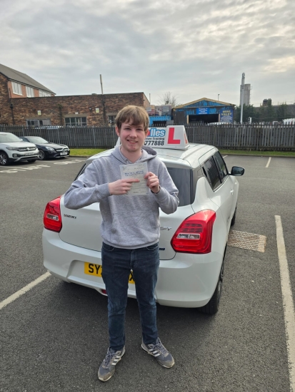 A big congratulations to Ethan Sankey.🥳<br />
Ethan passed his driving test at Newcastle Driving Test Centre. First attempt and with just 5 driver faults.<br />
Well done Ethan safe driving from all at Craig Polles Instructor Training and Driving School. 🙂🚗<br />
Driving instructor-Simon Smallman