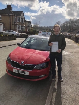 A massive congratulations to Liam Mountford, who has passed his driving test today at Cobridge Driving Test Centre, at his First attempt and with 0 driver faults.<br />
<br />
Well done Liam - safe driving from all at Craig Polles Instructor Training and Driving School. 😀🚗<br />
<br />
Instructor Stephen Cope