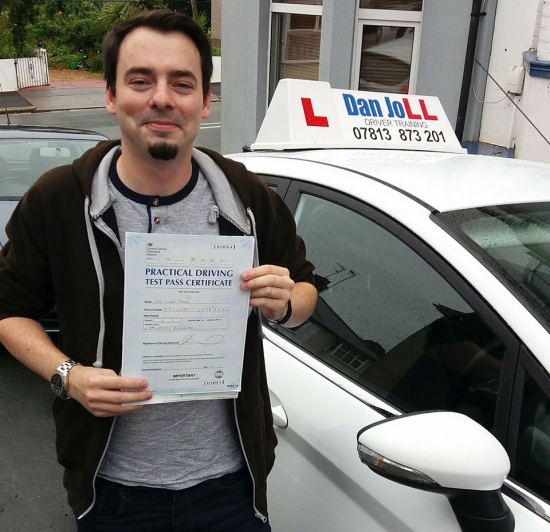 Nerves? What nerves?! Luke absolutely nailed his driving test today despite the weather. Really positive comments from the examiner too - he was quite impressed! Happy days!