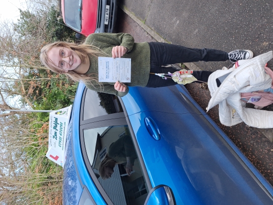 Congratulations to Bethany who Passed her Automatic Driving Test this morning at Colchester in #Bumble <br />
It has been an absolute pleasure to help this amazing young lady achieve this goal, to say I´m pleased for her would be an understatement, just had to keep control those nerves today and she did just that.<br />
Kudos to the examiner who was great with Bethany and gave some lovely comments and