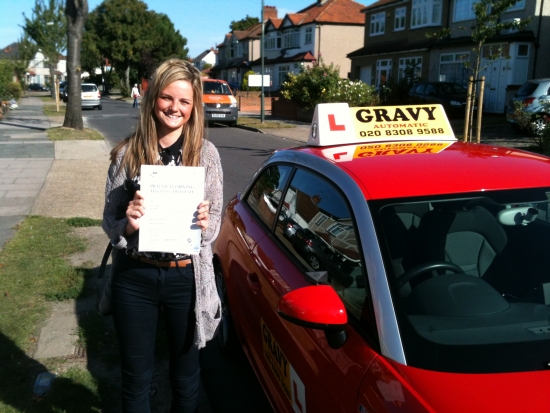 I am really pleased to have passed first time with just 1 minor driving fault I believe that the standard of instruction was very high and good value for money with every aspect of driving being covered Having learnt to be a safe and conscientious driver I canacute;t wait to pick up my new car next month so that I can drive all by myself with confidence