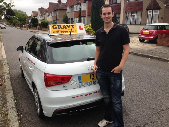 It was very satisfying to have passed first time with only 1 driving fault Learning to drive with Gravy Driving School was fun and I looked forward to each lesson In fact every lesson I made progress and now feel assured that I can drive independently