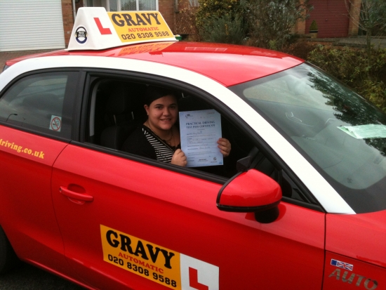 I learnt a lot of useful tips on how to remember vital things when driving and passed first time with only 2 minor faults I think that Gravy Driving Schoolacute;s lesson prices were very competitive considering the quality of the lessons and lovely car