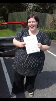 Claire passed on 20716 with Phil Hudson Well done
