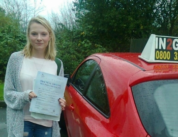 Jess passed on 171014 with Phil Hudson Well done 