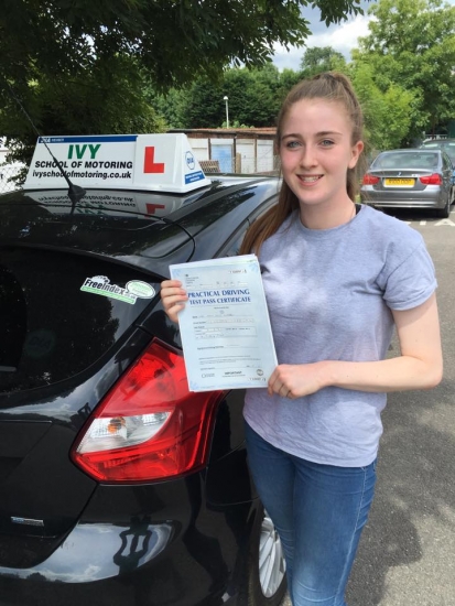 Well done Ellen Clarabut passed practical test only 4 minors great drive