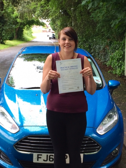 Thank you so much Pete for helping me pass my test I looked forward to my lesson every week as you were easy to get along with and had loads of laughs you made me feel at ease when I felt like I was messing things up I would defiantly recommend anybody whose thinking of learning to drive to go with you Great experience See you around awesome driver :x