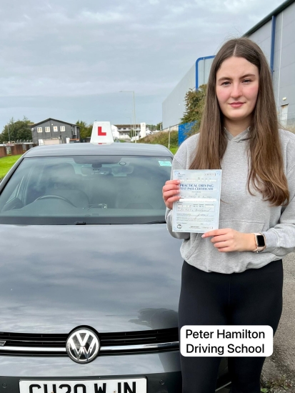 Molly Buckley From Bridgend driving test pass