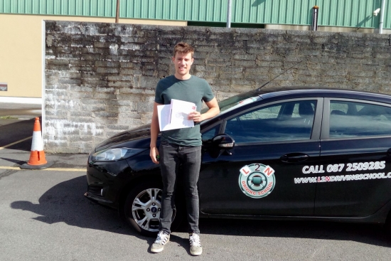 A big congratulations to Byron Oacute;Neill who passed his test today at the Castlemungret test centre in Limerick Byron showed great determination to pass the test and all the hard work he put in paid off today with a nice tidy drive picking up just a few minor faults Well done Byron great stuff