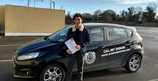 Another great result this week when Chi Chong Chan passed his driving test today at the Castlemungret test centre in Limerick Chan drove outstandingly well on the test getting just one grade 2 fault Well done Chan great stuff