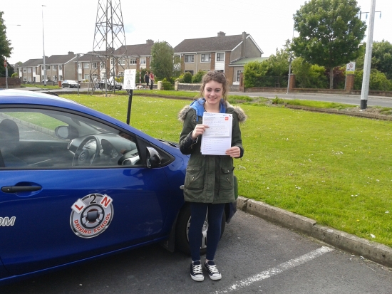 Congratulations to Ciara who showed great determination in passing her test at the Woodview test centre only a few months after starting to learn to drive A great result well done Ciara