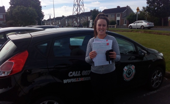 Congratulations to Donna Hanlon who passed her test FIRST TIME today at the Woodview test centre in Limerick A brilliant result for Donna who did just two lessons and crammed like a champion to get up to the standard Well done Donna great stuff