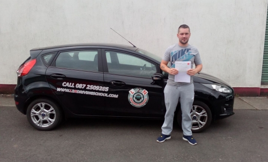 Congratulations to James Lee who passed his test FIRST TIME today at the Castlemungret test centre in Limerick James drove nice and confidently on the test and passed no problem Well done James and drive safe