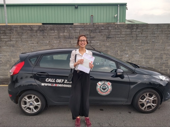 Congratulations to Jiawei Teh on passing her test first time today at the Castlemungret test centre. I taught Jiawei how to drive and it´s great to see her pass today no bother. Well done Jiawei. Also a big congratulations to Cecily Kenny on passing this morning as well, great stuff girls, enjoy the celebrations.