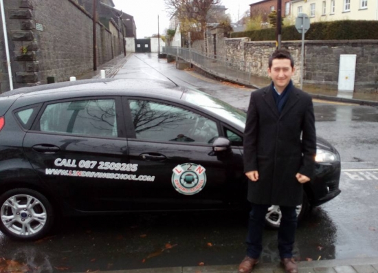 A great result for Kadir when he passed his driving test this morning at the Castlemungret test centre in Limerick Kadir drove very well on the test picking up just two grade 2 faults Well done Kadir excellent work Congratulations and drive safe