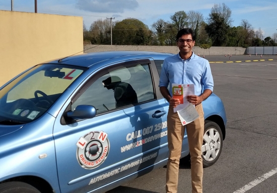 Another first time pass today for Logeswaran Selevaraj at the Castlemungret test centre. Just as well he passed because his girlfriend would have beat him to death with a frying pan if he failed. Good man Loges, that´s a great result,enjoy the celebrations!!!