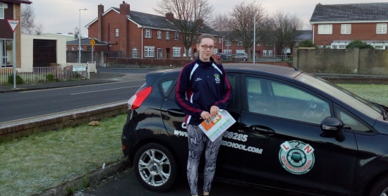 Congratulations to Olivia Proskurnya who passed her test today at the Woodview test centre in Limerick Olivia gave an outstanding performance getting ZERO faults on her test a perfect drive A fantastic result and a great reward for the extremely hard work she put in Well done Olivia and drive safe