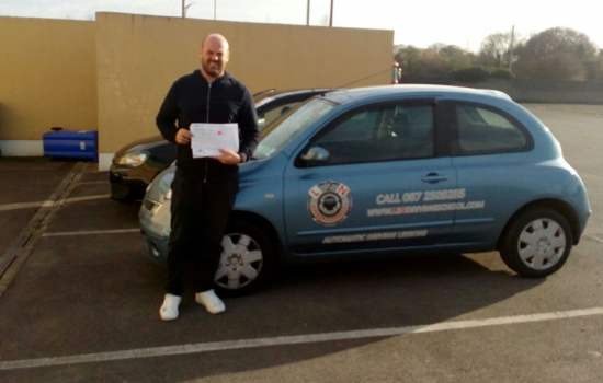 Congratulations to Thiago Pavoni who passed his test FIRST TIME today at the Castlemungret test centre in Limerick It was a big change for Thiago to get off the motorbike and into the car but he adapted well and passed today no problem Well done Thiago thatacute;s a great result