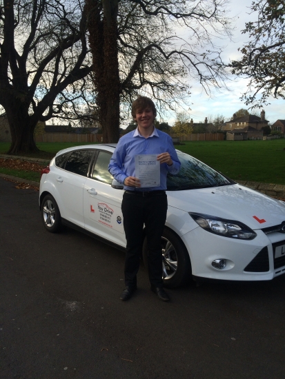 Great result for Mitch from March who passed his test 161115