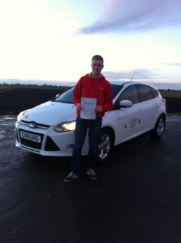 Congratulations to Liam from March who passed his test on 13th January...