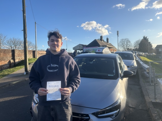 Congratulations “Jayden” who passed his car test this afternoon, at Poole DTC.<br />
<br />
Very well done mate, enjoy the freedom & stay safe! 👏 🎉 🙌<br />
<br />
Passed Thursday 27th February 2025.