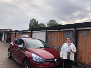 Lessons with “Kirsty” Improved my confidence on the road.<br />
<br />
I passed my driving test today thanks to “Kirsty”, highly recommended. <br />
<br />
Passed Friday 23rd September 2022.