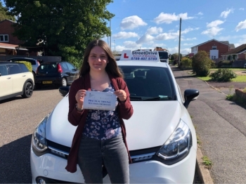 Louise did an excellent job at teaching me to drive! I am pleased to say I am much more confident on the road now than when she first took me out on my 17th birthday. <br />
<br />
Our lessons were both enjoyable and helpful. She has done a great job and encouraging me to have confidence in my driving and was able to adapt to my changing schedule. Learning to drive was a great experience for me!<br />
<br />
Passed F