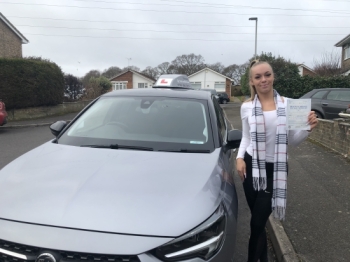 Congratulations “Louise”, passed this morning at Poole DTC, a fantastic achievement, very well done. Delighted for you, enjoy the freedom & stay safe! 👏 🎉 🥳Passed Saturday 18th February 2023.
