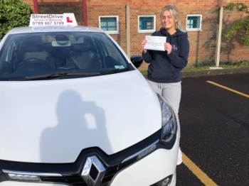 Congratulations Emilie on passing your driving test today at the first attempt!  Enjoy the freedom & stay safe! 👋 🎊🎉 passed Thursday 24th September 2020