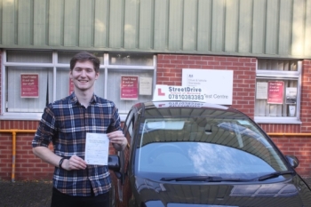 Well done to Will Ashby who passed his driving test 1st attempt today with 4 driving faults. <br />
<br />
Congratulations from everyone at StreetDrive (SoM) - Passed Monday 25th October 2021