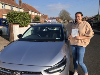 Congratulations “Amelia”, passed this morning at Poole DTC, very well done. Delighted for you, enjoy the freedom & stay safe! 👏 🎉 🥳Passed Wednesday 15th February 2023.