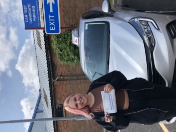 I felt confident and comfortable whilst driving. Louise is a lovely driving instructor! I passed second time with 3 minors!! <br />
<br />
I’m very happy and would highly recommend. Passed Tuesday 16th August 2021.