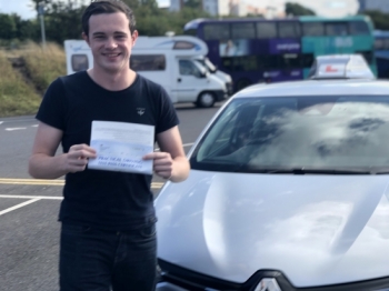 Congratulations James, 1st attempt, 0 faults, very well done 👋 🎊🎉<br />
<br />
It’s been an absolute pleasure teaching you, take care mate.<br />
<br />
Passed Friday 1st October 2021.