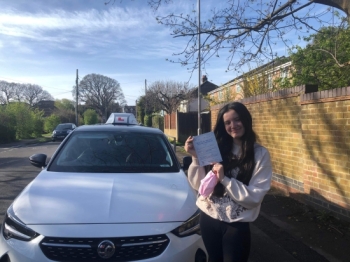 “Louise” was an amazing instructor who worked really hard with me to perfect my driving. She is so so lovely and I always looked forwards to my lessons with her. <br />
<br />
Thanks to her help I passed first time with only 2 minors!<br />
<br />
Passed Thursday 7th April 2022.