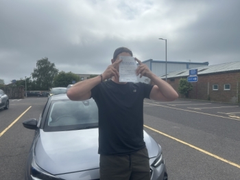 Congratulations “Aaron” who passed his car test this afternoon, at Poole DTC.Very well done mate, enjoy the freedom & stay safe! 👏 🎉 🙌Passed Tuesday 24th June 2025.