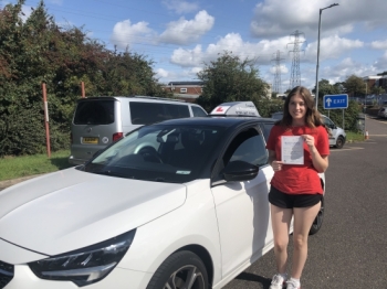 I had “Louise” as my driving instructor and thanks to her I passed “first time”. <br />
<br />
She is a very patient and understanding driving instructor who has lots of patience and was really helpful when I was unsure of certain areas of driving. <br />
<br />
I would highly recommend to anyone.<br />
<br />
Passed Wednesday 30th August 2023.