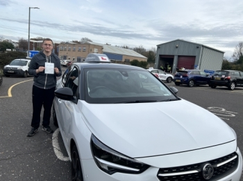 Congratulations “Alex” who passed with “Louise”this morning at Poole DTC, a fantastic achievement, very well done. Enjoy the freedom & stay safe! 👏 🎉 🥳Passed Wednesday 29th November 2023.