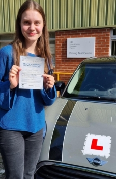 Well done to “Rebecca” who passed her test 1st time today. Congratulations from everyone at StreetDrive. Passed Friday 25th August 2023.