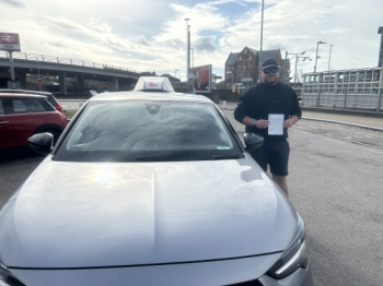 Congratulations “Spencer”, who passed  “1st attempt” this morning at Poole DTC, very well done mate, delighted for you! Enjoy the freedom & stay safe! 👏 🎉 🥳Passed Tuesday 27th February 2024