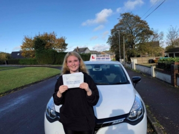 Fantastic! Amazing instructor, thank you 'Louise', will highly recommend to anyone. <br />
<br />
Passed on Monday 4th November 2019.