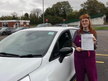 Beep, beep, congratulations “Lucy Smith” who passed her driving test “1st” attempt at Poole DTC, just the “FOUR” driving faults, very well done.<br />
<br />
Congratulations from your instructor “Louise” and ALL of us at StreetDrive (SoM), drive carefully, keep safe 🚘 - Passed Monday 7th October 2019.