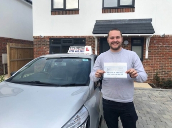 Delighted for “Luke Price” who passed his driving test “1st” attempt at Poole DTC, very well done mate.<br />
<br />
Congratulations from your instructor “Shaun” and ALL of us at StreetDrive (SoM), drive carefully, keep safe 🚘 - Passed Thursday November 2019.
