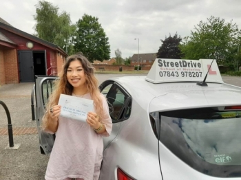 Congratulations to 'Selina Rana' who passed her driving test today at Trowbridge DTC, “1st time” pass with just the “TWO” driving faults, we are ALL delighted for you.<br />
<br />
Congratulations from your instructor 'Roger' and ALL of us at StreetDrive (School of Motoring), may we wish you many years of safe driving - Passed Monday 22nd July 2019.