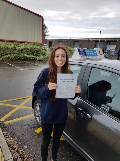 sept 2017<br />
<br />

<br />
<br />
Well done Alice on your 1st time pass lovely parking at the end See you on the roads