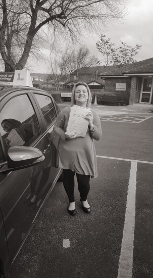 March 2016Congratulations Amy on passing your test with 4 minors Stay safe see you on the roads and your little purple berry